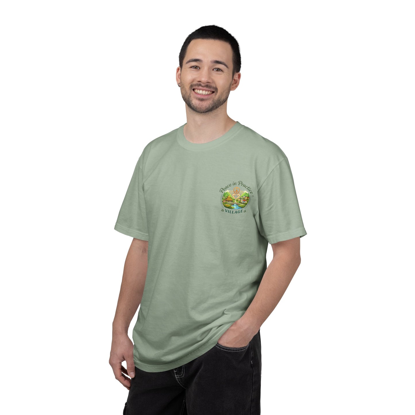 2-Sided Unisex Garment-Dyed T-shirt -