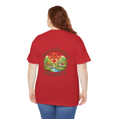 "Today is going to be my peaceful day" and Peace in Practice Village Shirt