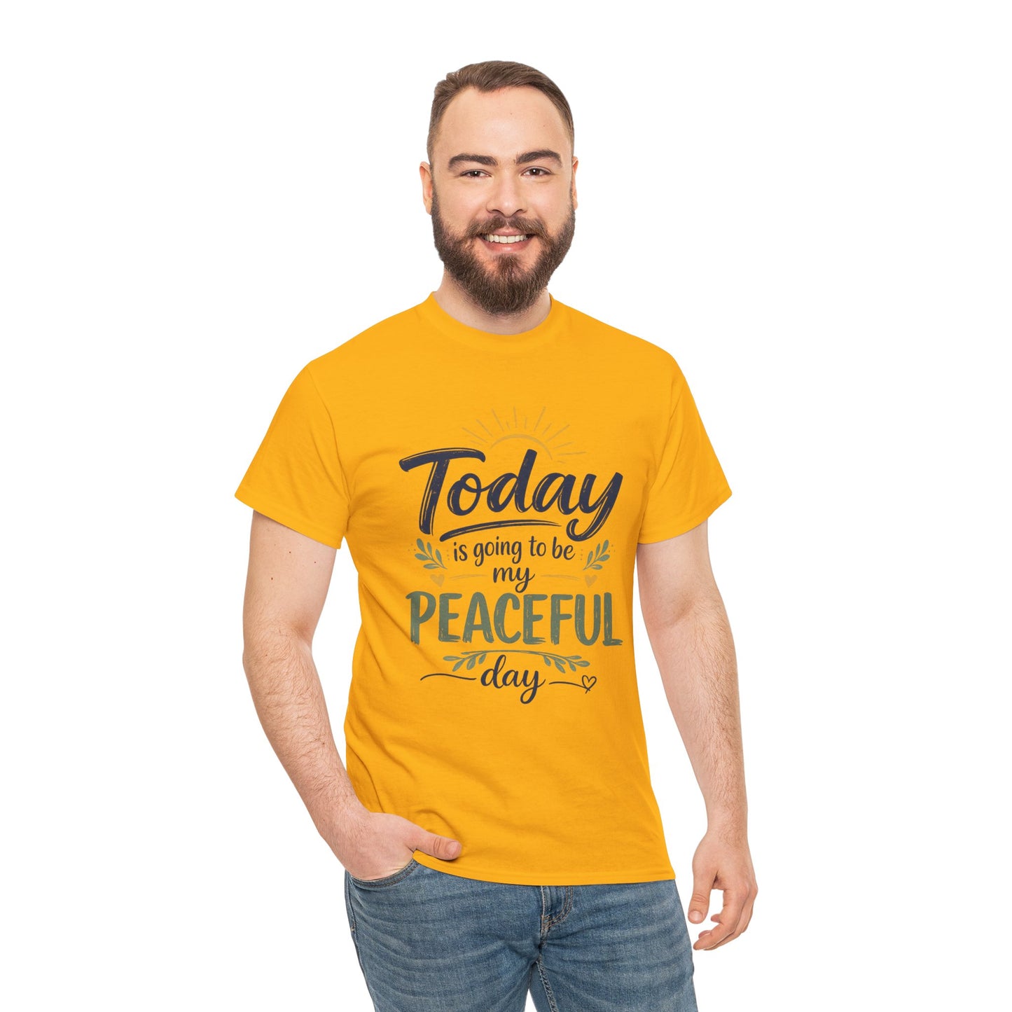 "Today is going to be my peaceful day" and Peace in Practice Village Shirt