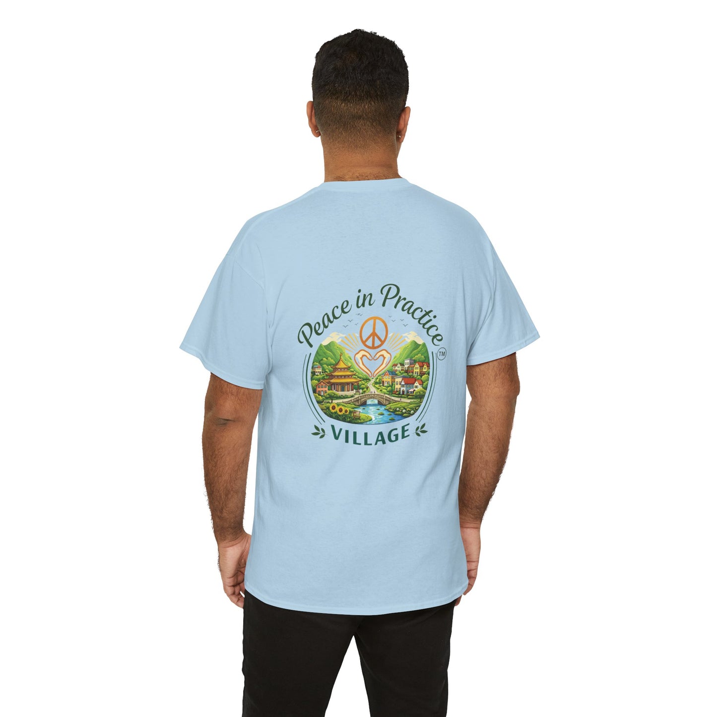"Today is going to be my peaceful day" and Peace in Practice Village Shirt