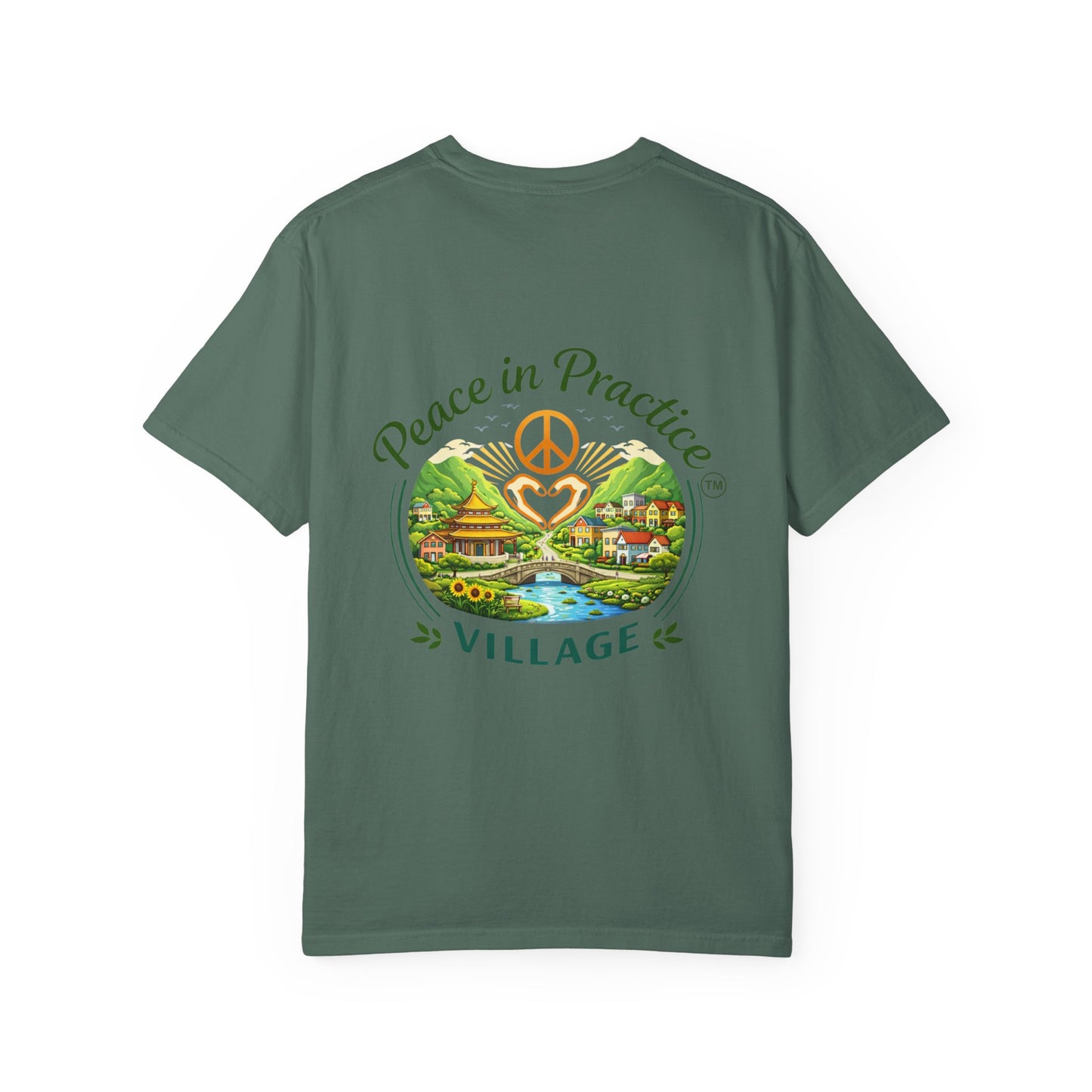 T-Shirt — 'Karma Is Not Punishment, It’s Reflection' Mandala Tee (Peace in Practice Village)