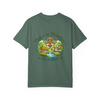 T-Shirt — 'Karma Is Not Punishment, It’s Reflection' Mandala Tee (Peace in Practice Village)