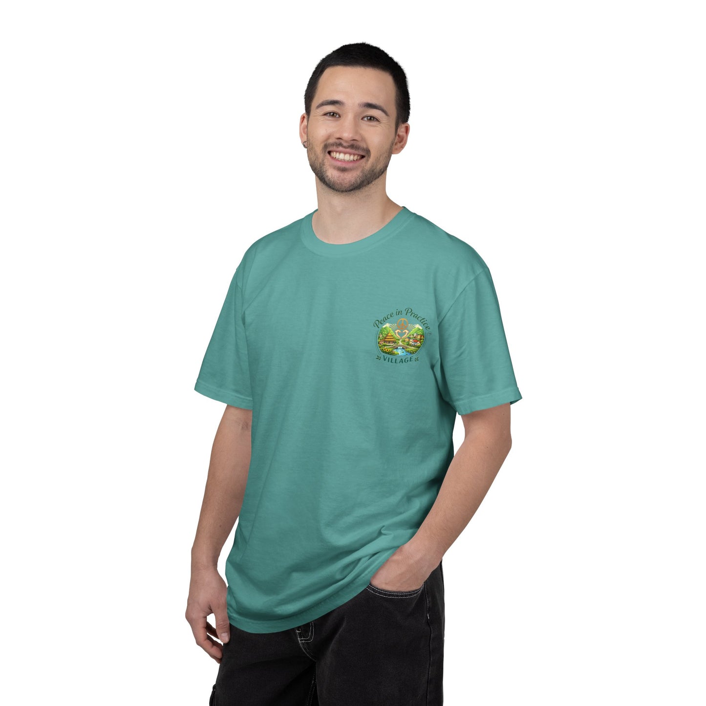 2-Sided Unisex Garment-Dyed T-shirt -