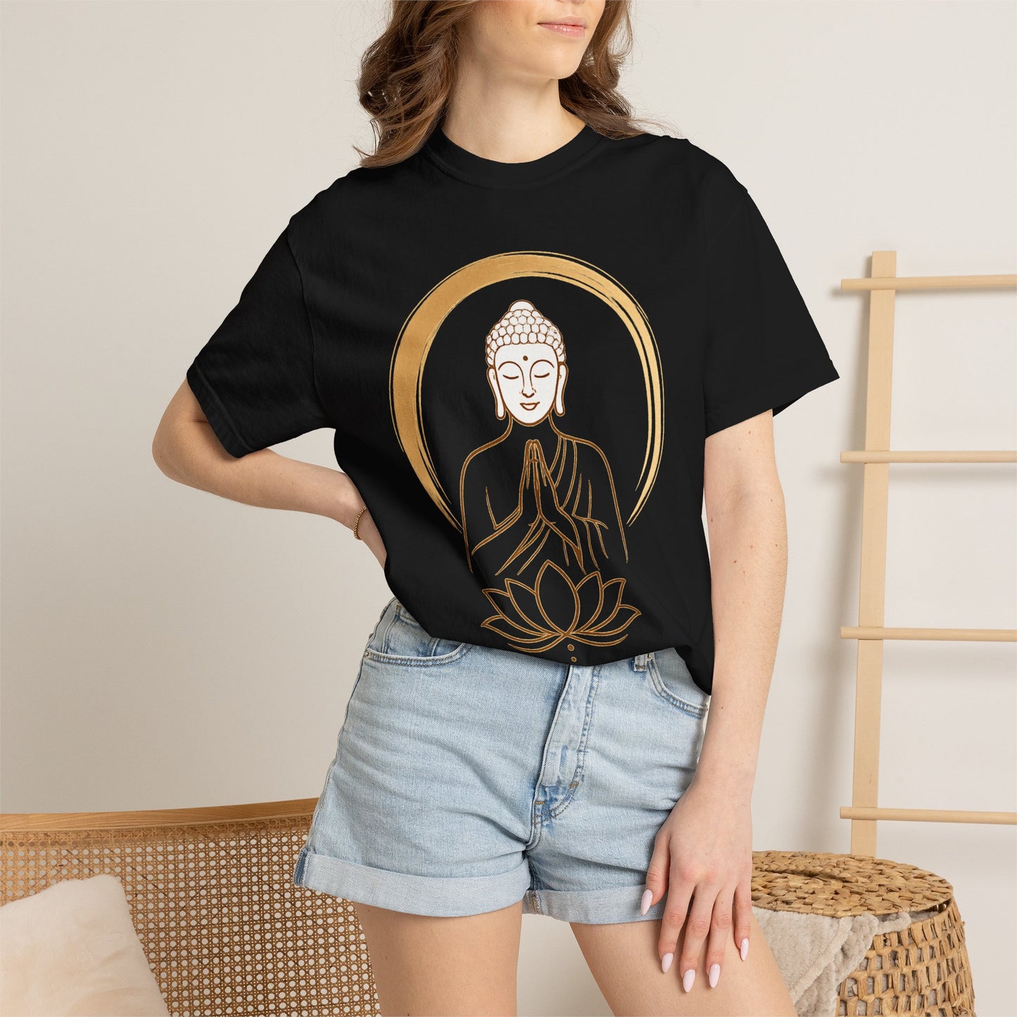 Buddha Lotus T-Shirt — Mindful Meditation Graphic Tee