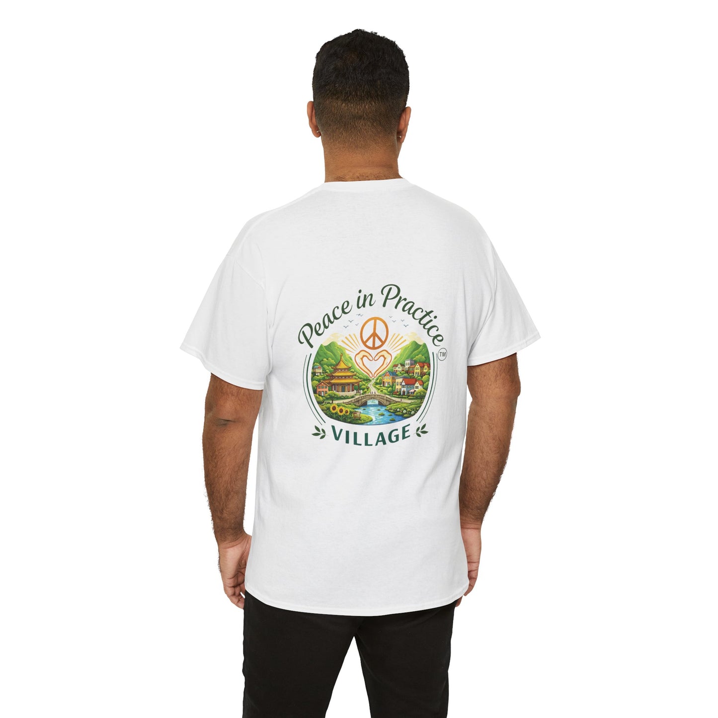 "Today is going to be my peaceful day" and Peace in Practice Village Shirt
