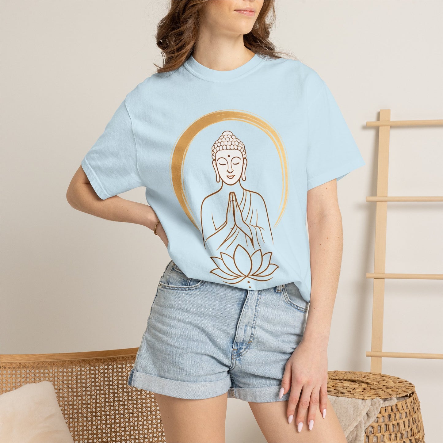 Buddha Lotus T-Shirt — Mindful Meditation Graphic Tee