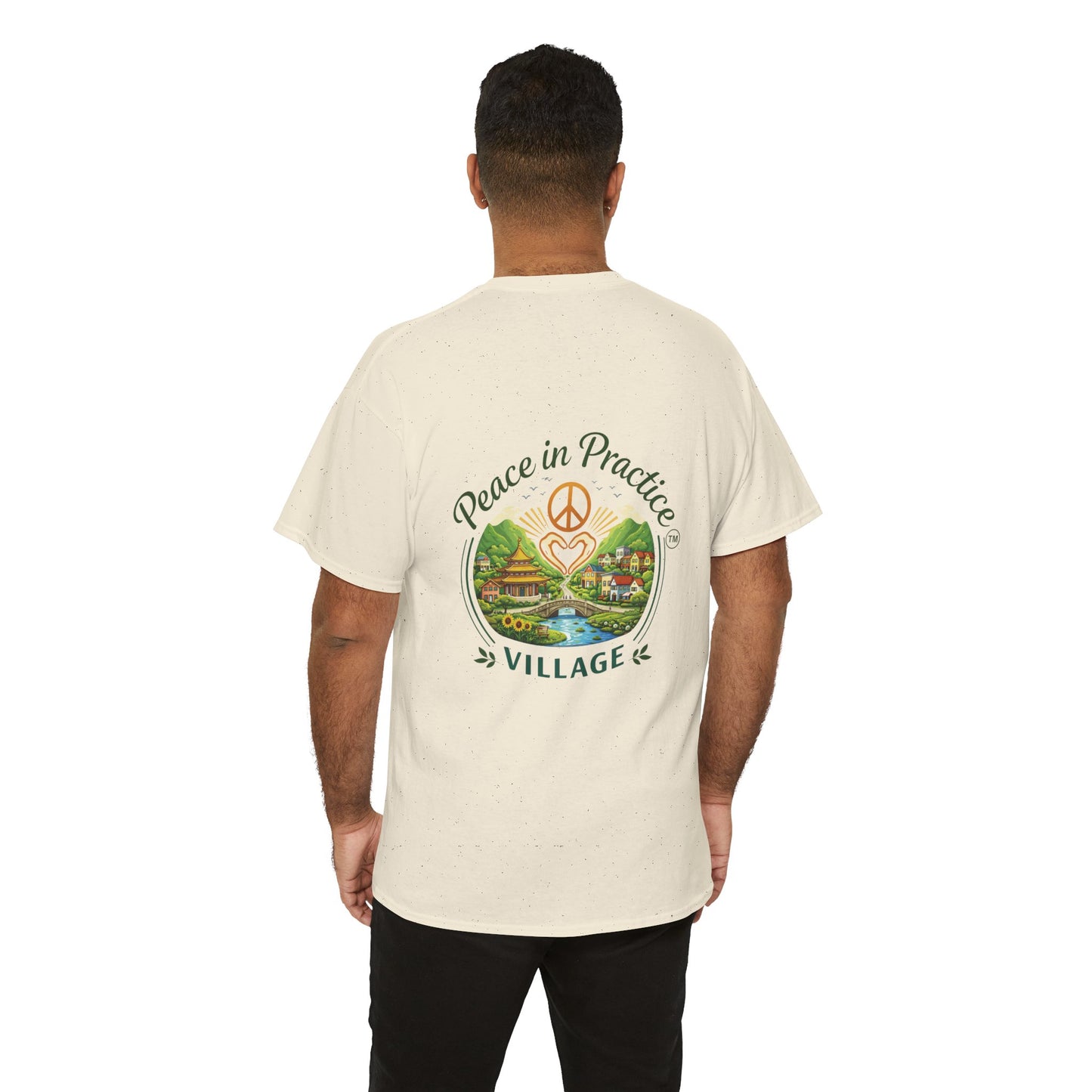 "Today is going to be my peaceful day" and Peace in Practice Village Shirt