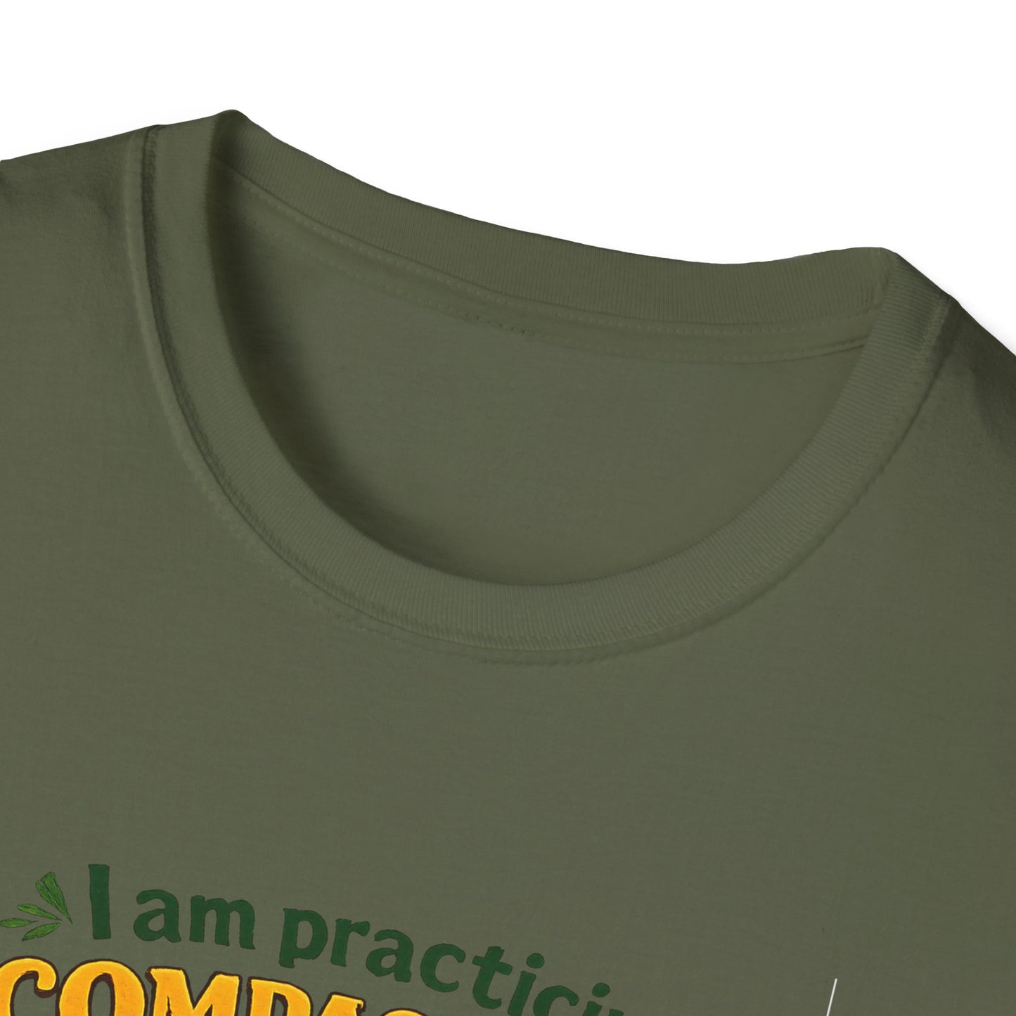 "I am practicing compassion, mindfulness and loving kindness" Spiritual Tee