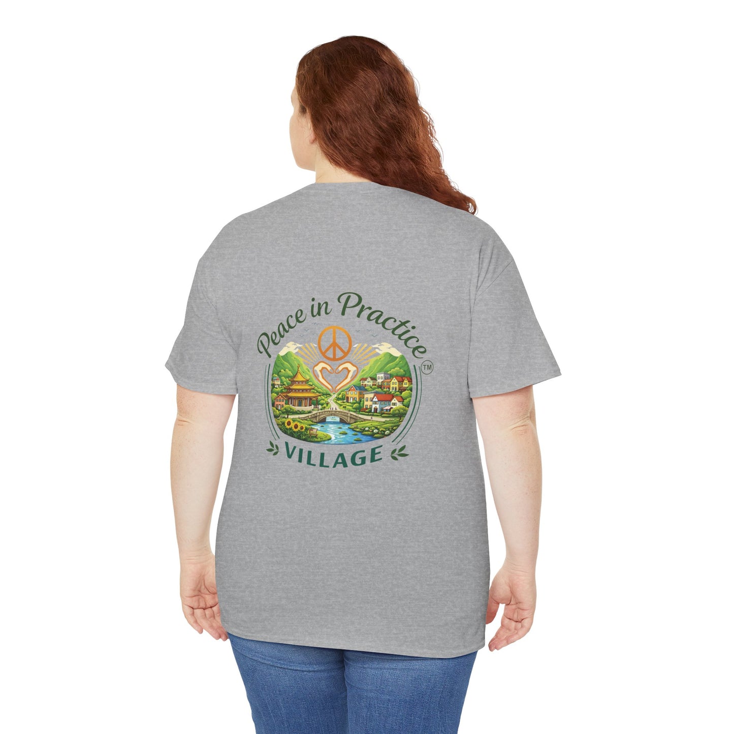 "Today is going to be my peaceful day" and Peace in Practice Village Shirt