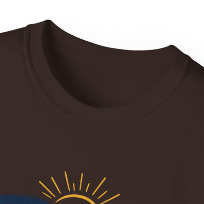 Different Brand -  "Today is going to be my peaceful day" Front Quote + Peace in Practice Village Back Graphic