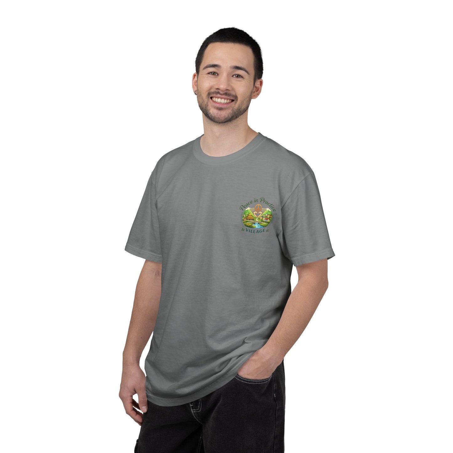 2-Sided Unisex Garment-Dyed T-shirt -