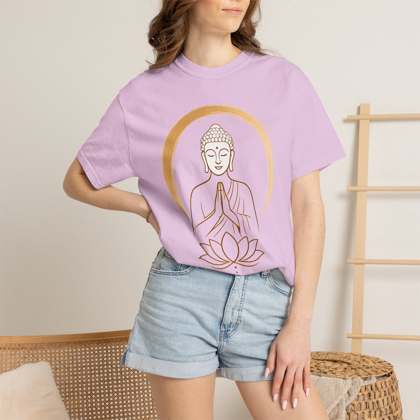 Buddha Lotus T-Shirt — Mindful Meditation Graphic Tee