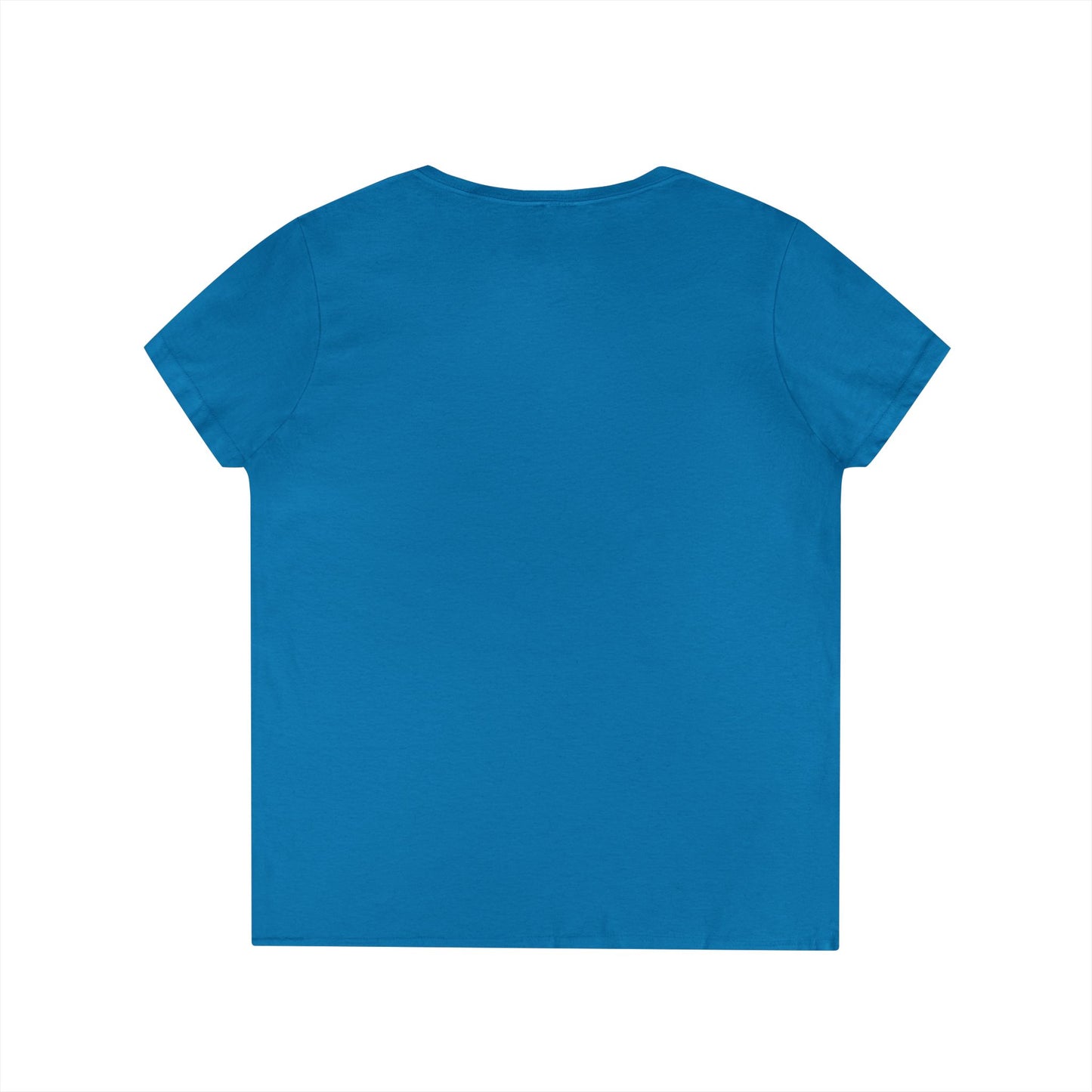 Peace in Practice Village Ladies' V-Neck T-Shirt — Retro Nature Peace Sign Tee