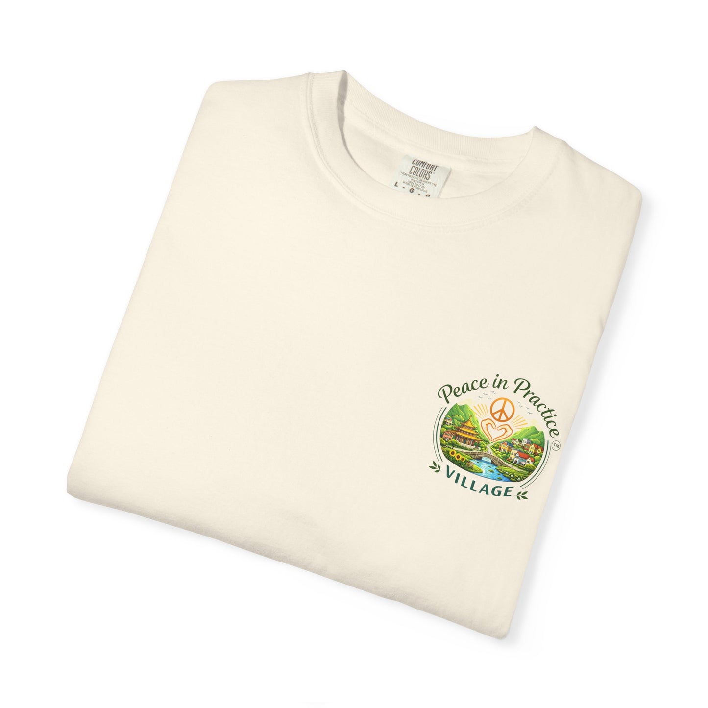 2-Sided Unisex Garment-Dyed T-shirt -